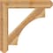 Ekena Millwork Westlake Craftsman Rough Sawn Bracket, Western Red Cedar, 6"W x 40"D x 40"H BKT06X40X40WTL04RWR - alternate 4